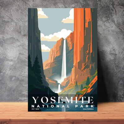Yosemite National Park Poster, Travel Art, Office Poster, Home Decor | S3 - image3